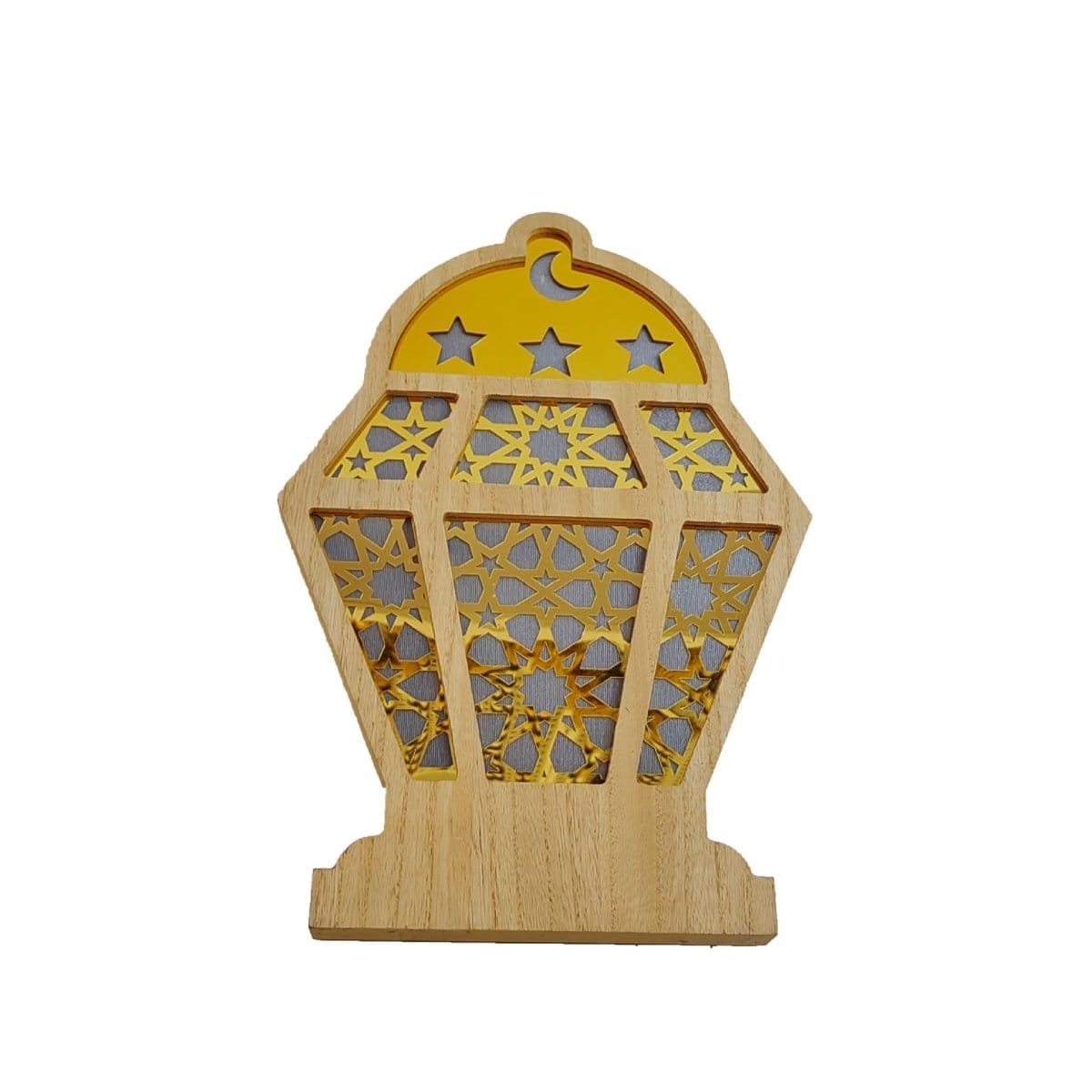 Eid Wooden LED Decorative Desktop Ornaments (MAC395) - A-1 Thread Vault