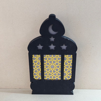 Eid Wooden LED Decorative Desktop Ornaments (MAC395) - A-1 Thread Vault