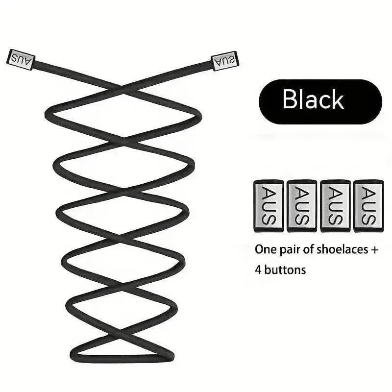 Elastic Shoelaces - 100CM Long, Easy, Durable and Comfortable - A-1 Thread Vault
