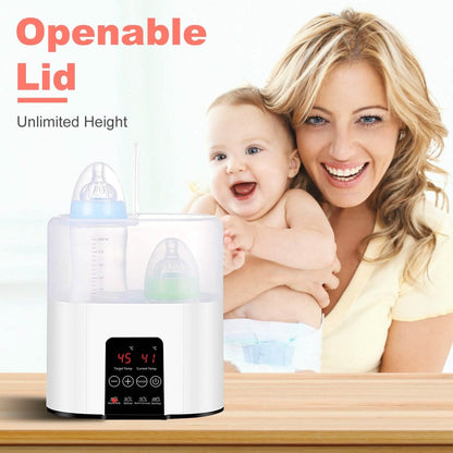Electric Baby Milk Bottle Warmer Fit with 4 Heating Modes Adjustable Temperature Display Screen - A-1 Thread Vault