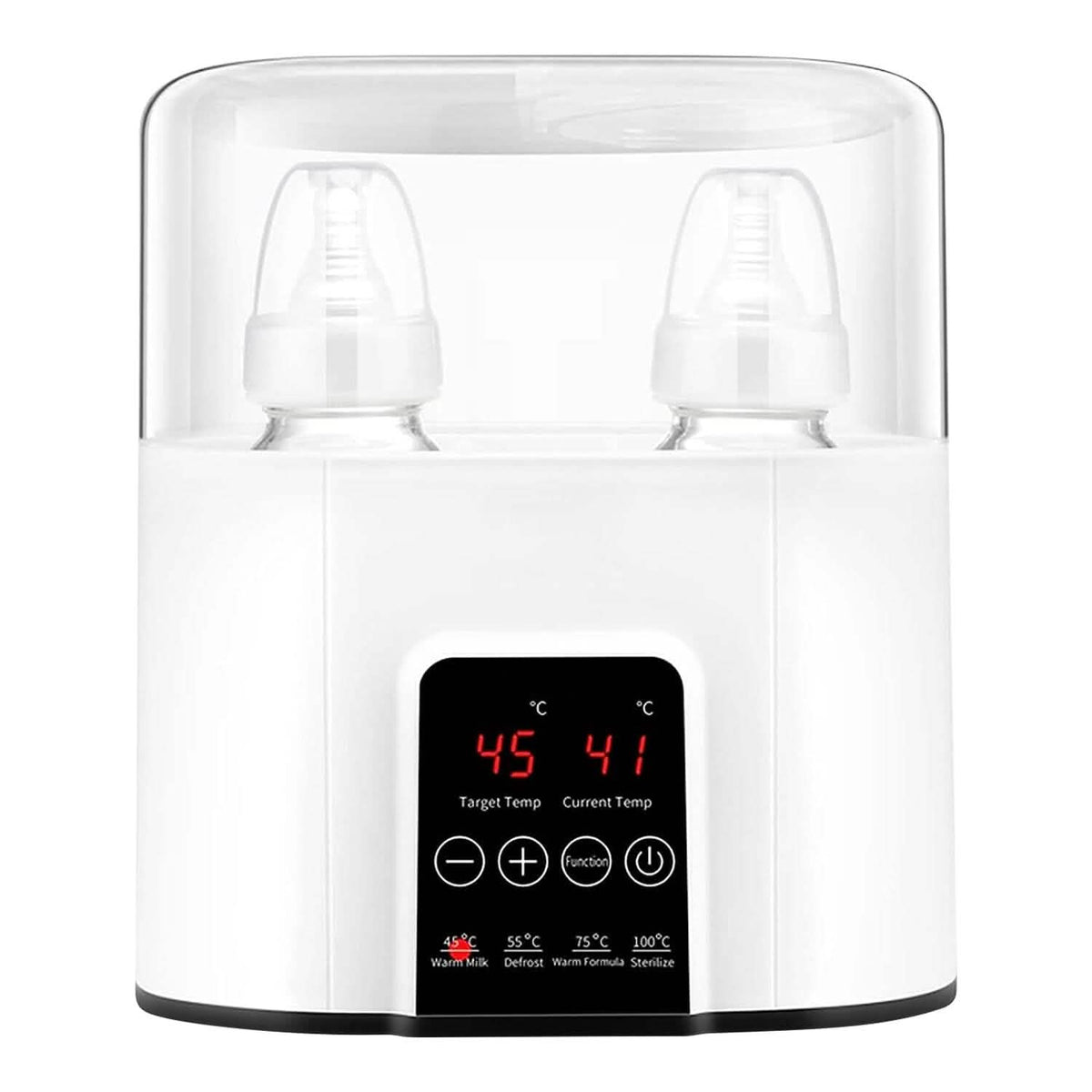Electric Baby Milk Bottle Warmer Fit with 4 Heating Modes Adjustable Temperature Display Screen - A-1 Thread Vault