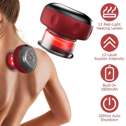 Electric Back Scraping Machine Vacuum Therapy Cupping Device - A-1 Thread Vault