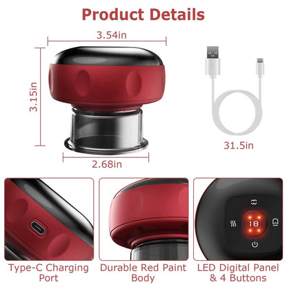 Electric Back Scraping Machine Vacuum Therapy Cupping Device - A-1 Thread Vault