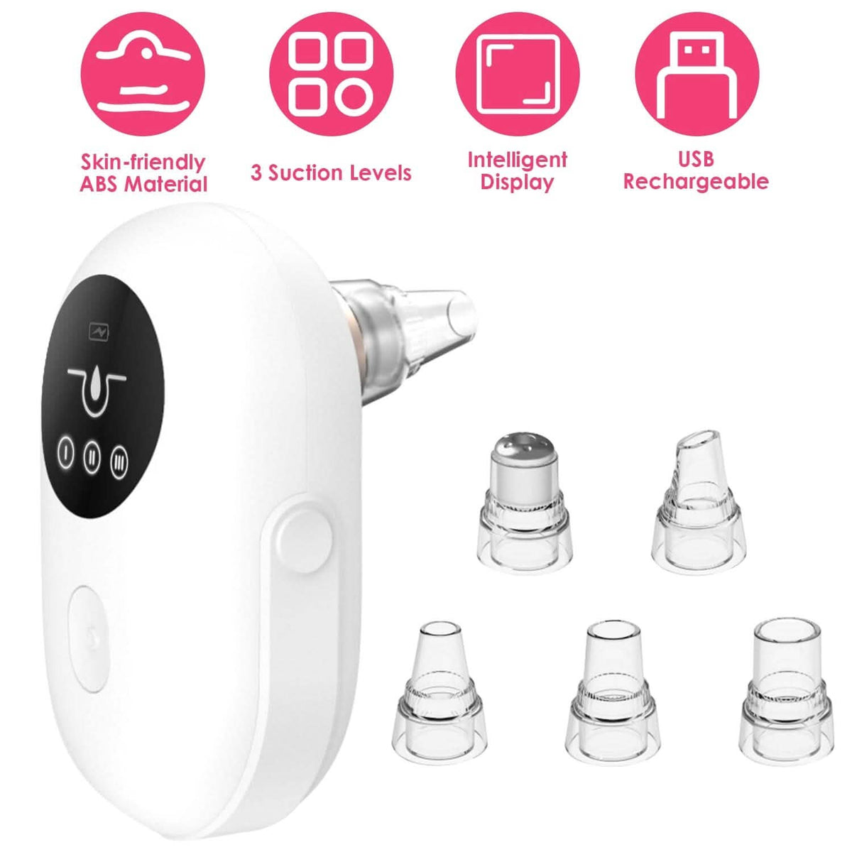Electric Blackhead Comedone Extractor Tool Facial Pore Cleaner - A-1 Thread Vault