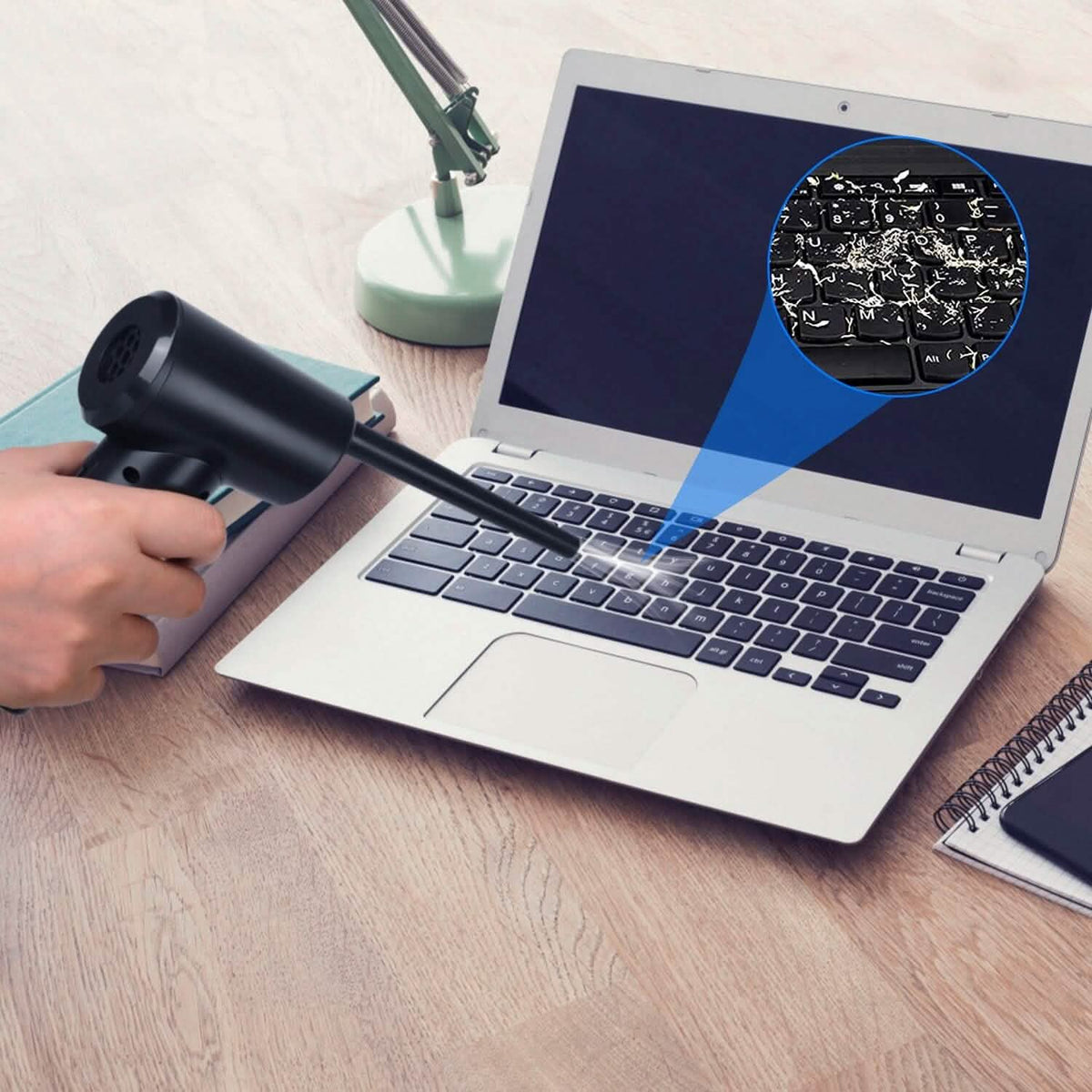 Electric Cordless Air Duster Blower for Computer Keyboard - A-1 Thread Vault