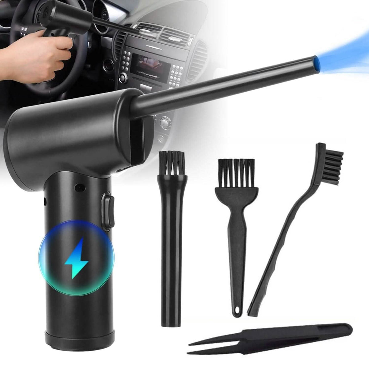 Electric Cordless Air Duster Blower for Computer Keyboard - A-1 Thread Vault