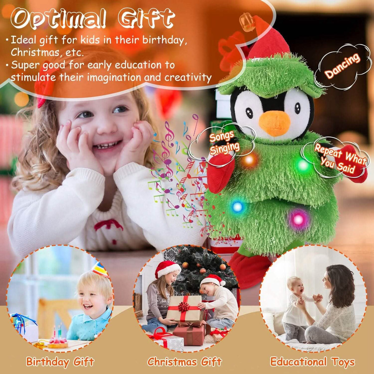 Electric Dancing Singing Plush Toy - A-1 Thread Vault