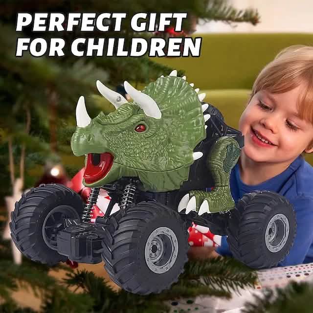 Electric Dinosaur Remote Control Spray Stunt Car - A-1 Thread Vault