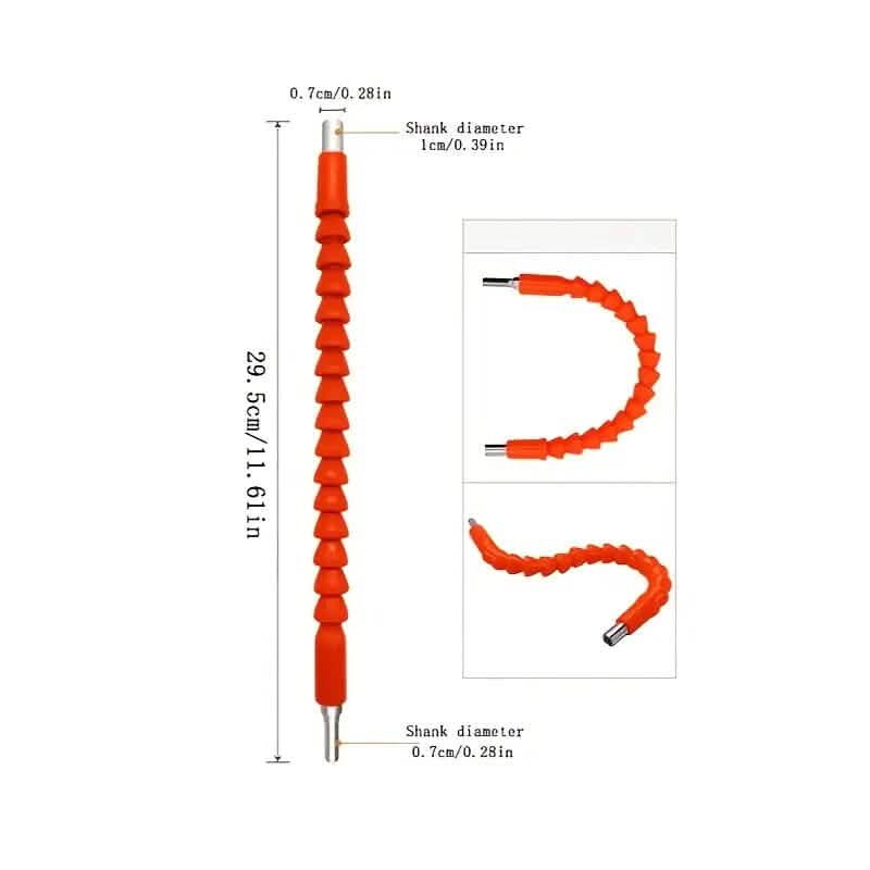 Electric Drill Universal Joint Drill Bit Extension Holder - A-1 Thread Vault