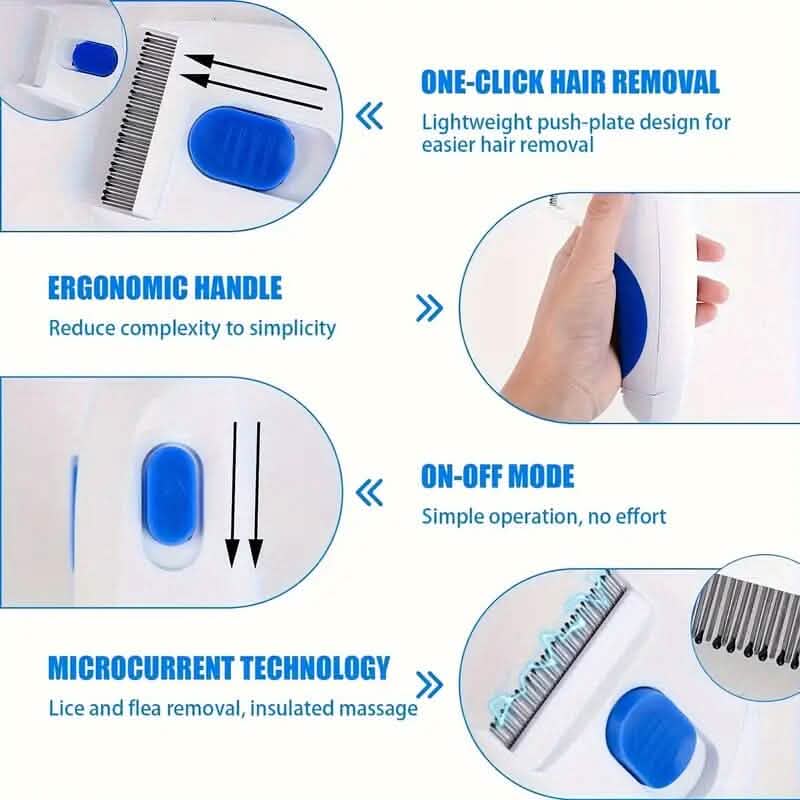 Electric Flea Comb for Cats and Dogs - A-1 Thread Vault