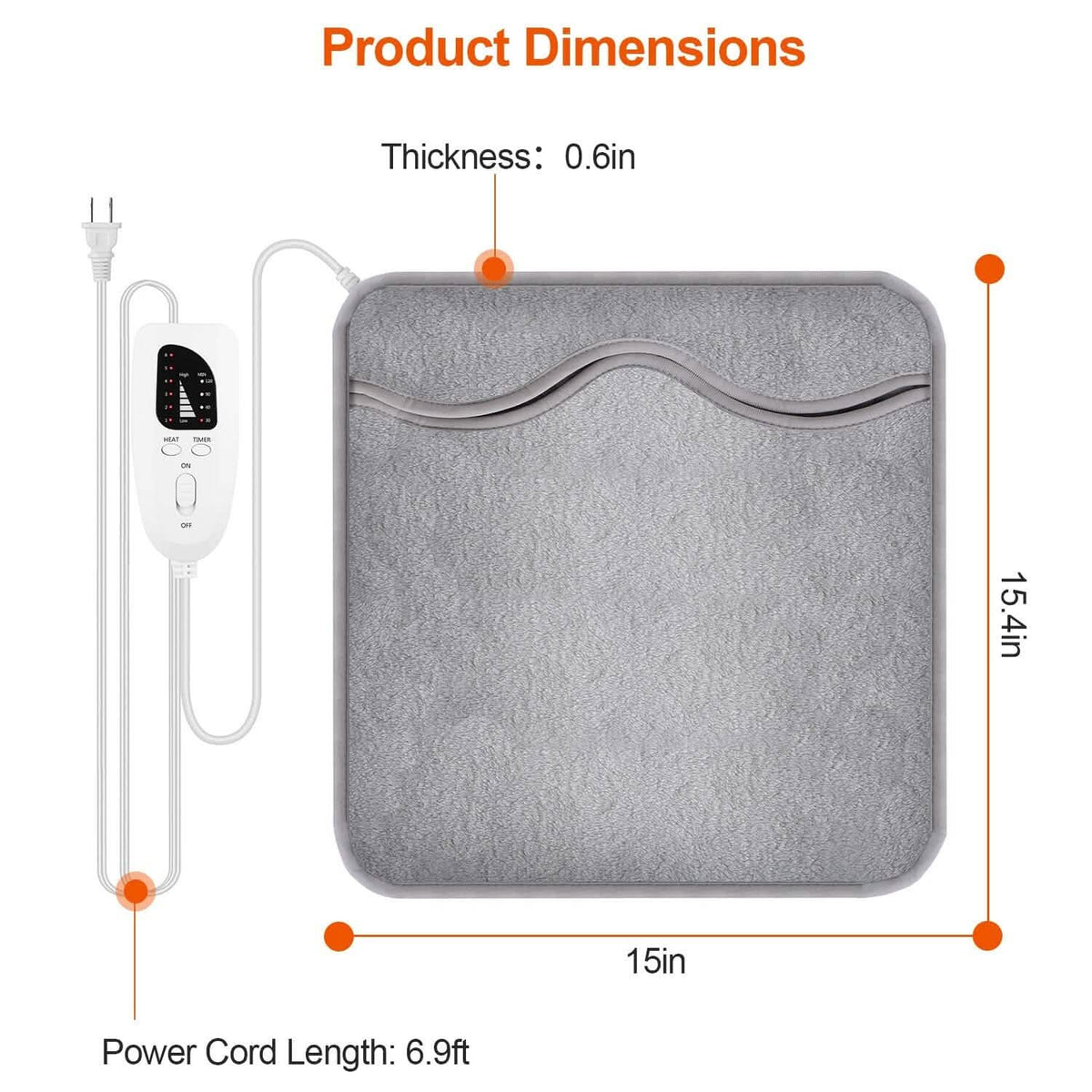 Electric Foot Warmer with 6 Temperature Settings - A-1 Thread Vault