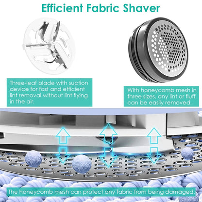 Electric Fuzz Pilling Trimmer Sweater Shaver with Detachable Handle - A-1 Thread Vault