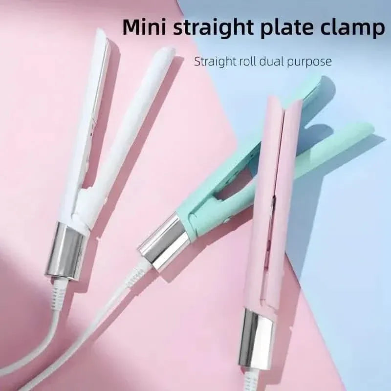 Electric Hair Straightener and Curler with Ceramic Plates - A-1 Thread Vault