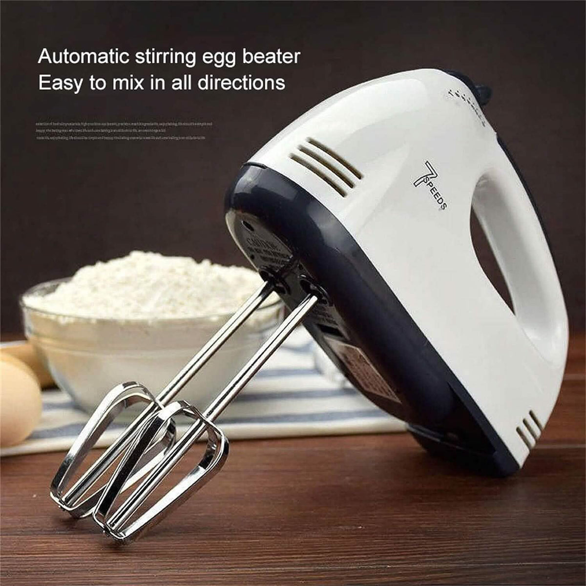 Electric Hand Mixer with 4 Mixing Rods and a Separator - A-1 Thread Vault