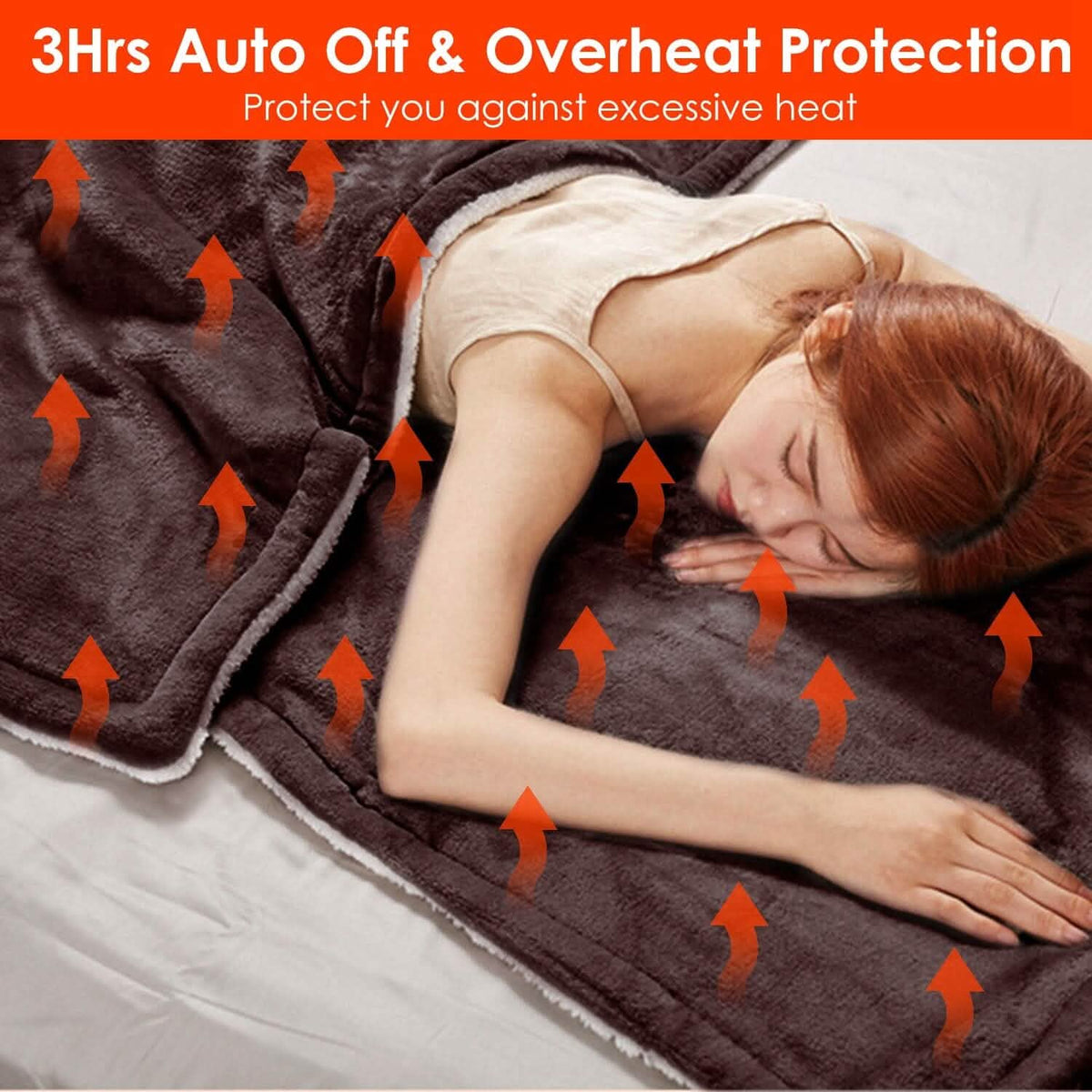 Electric Heated Flannel Throw Blanket - A-1 Thread Vault