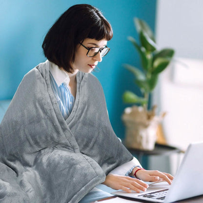 Electric Heated Throw Flannel Heated Blanket - A-1 Thread Vault