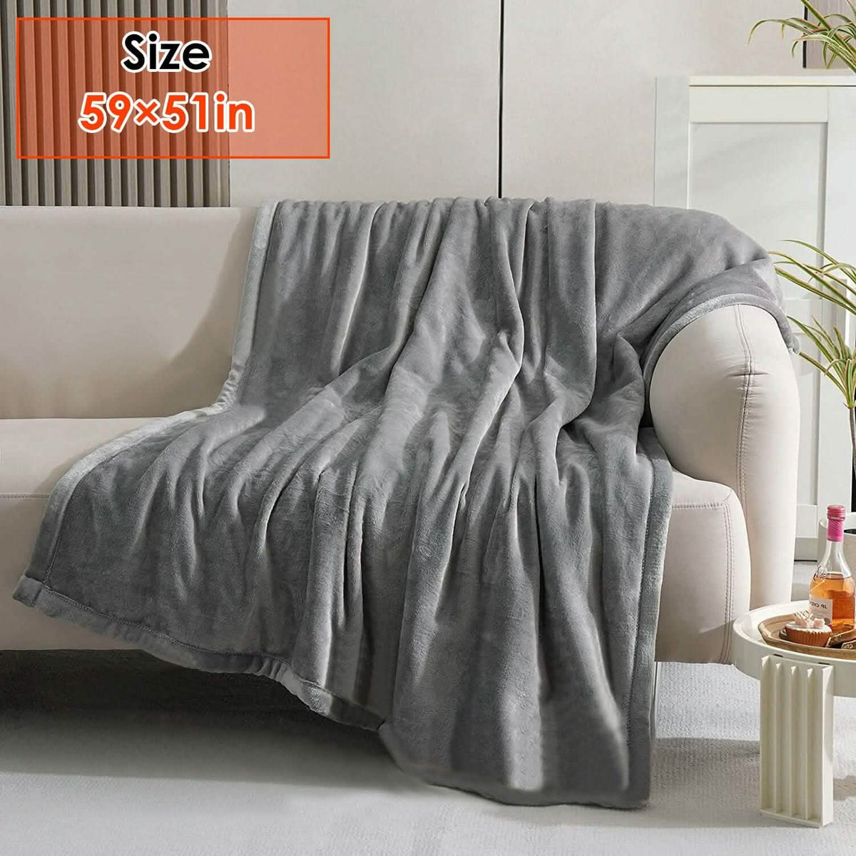 Electric Heated Throw Flannel Heated Blanket - A-1 Thread Vault