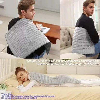Electric Heating Pads, Washable Heated Blanket for Back Pain Muscle Pain Relieve - A-1 Thread Vault