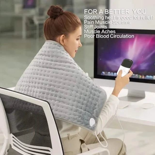 Electric Heating Pads, Washable Heated Blanket for Back Pain Muscle Pain Relieve - A-1 Thread Vault