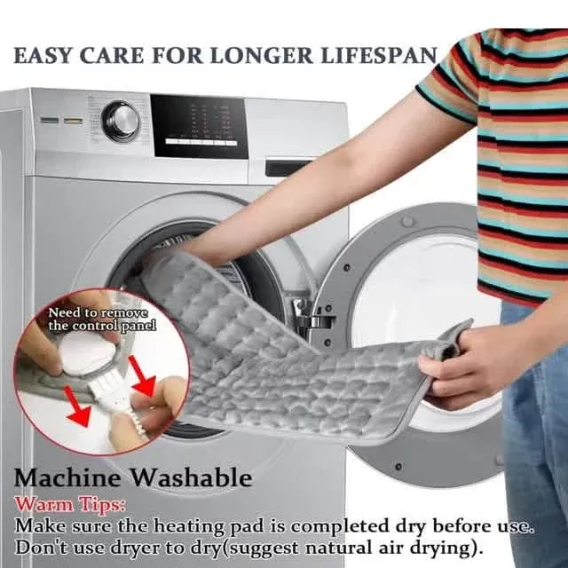 Electric Heating Pads, Washable Heated Blanket for Back Pain Muscle Pain Relieve - A-1 Thread Vault