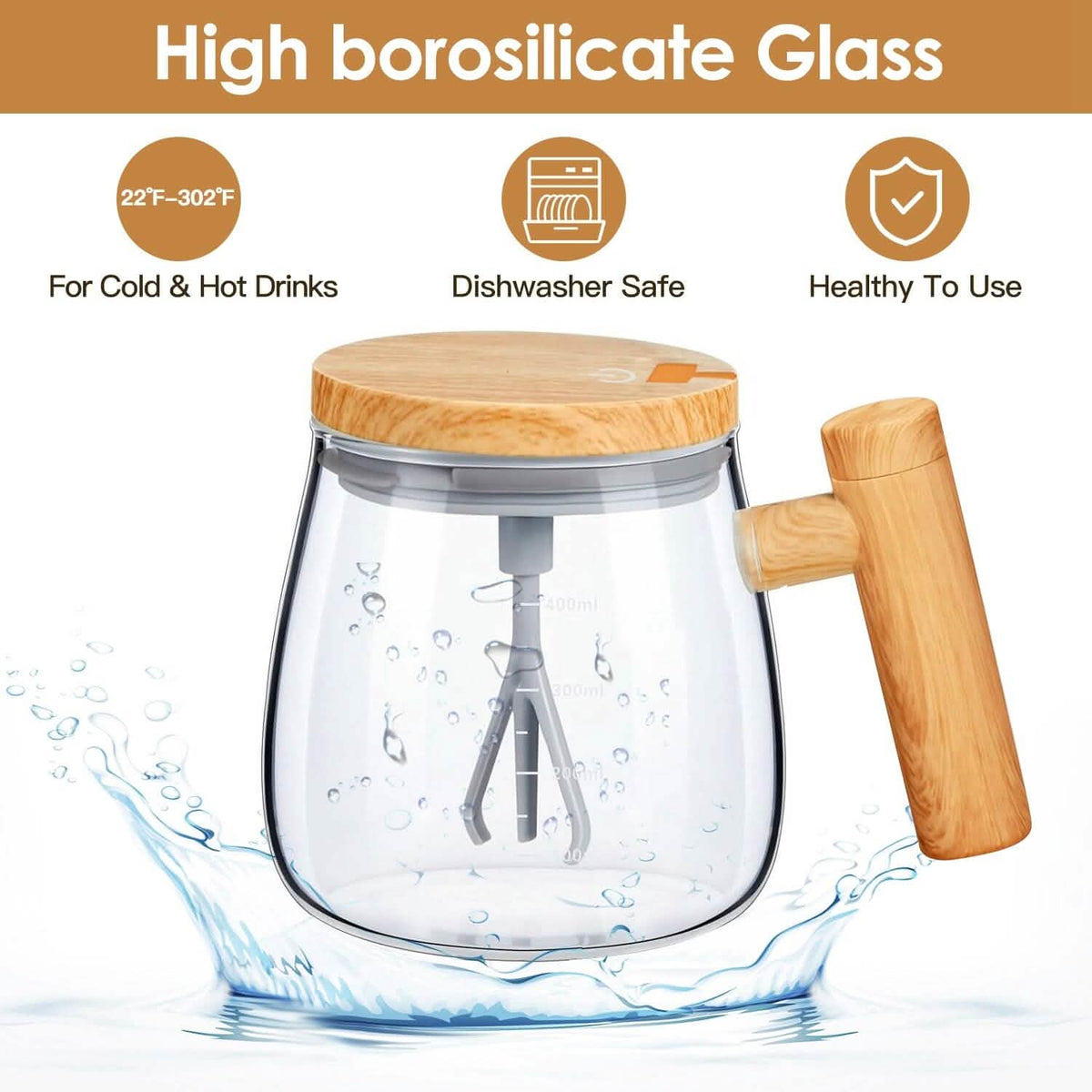 Electric Mixing Mug 400ML High Speed Mixing Cup - A-1 Thread Vault