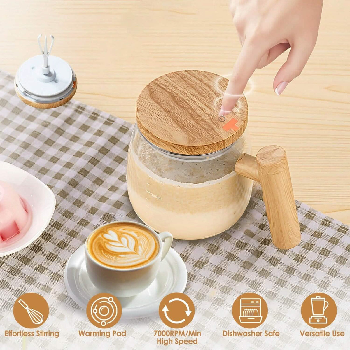 Electric Mixing Mug 400ML High Speed Mixing Cup - A-1 Thread Vault