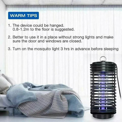 Electric Mosquito Insect Killer Zapper LED Light Fly Bug Trap Pest Control Lamp - A-1 Thread Vault