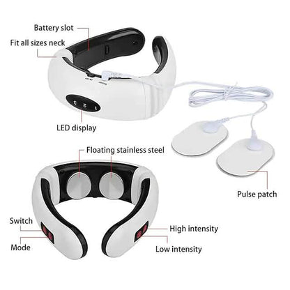 Electric Neck Massager and Pulse Back 6 Modes Power Control - A-1 Thread Vault