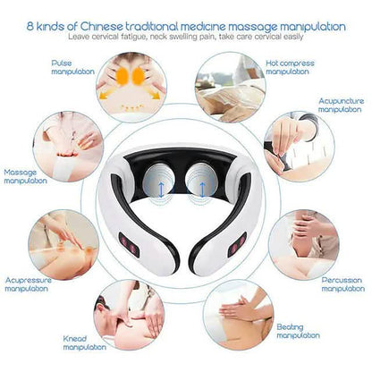 Electric Neck Massager and Pulse Back 6 Modes Power Control - A-1 Thread Vault