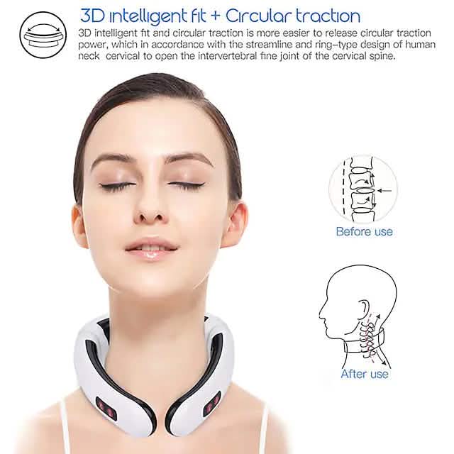 Electric Neck Massager and Pulse Back 6 Modes Power Control - A-1 Thread Vault