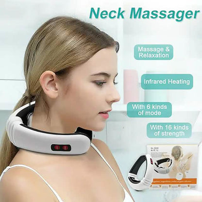 Electric Neck Massager and Pulse Back 6 Modes Power Control - A-1 Thread Vault