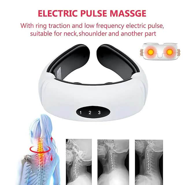 Electric Neck Massager and Pulse Back 6 Modes Power Control - A-1 Thread Vault