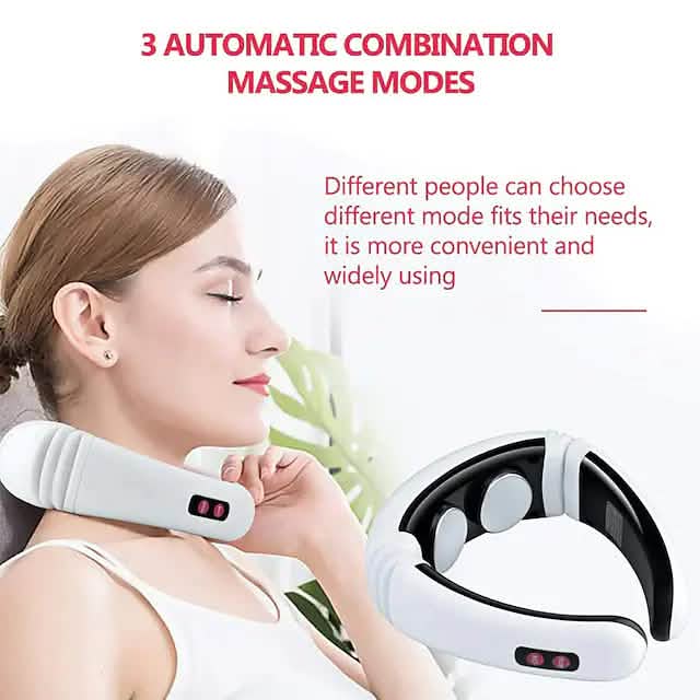 Electric Neck Massager and Pulse Back 6 Modes Power Control - A-1 Thread Vault