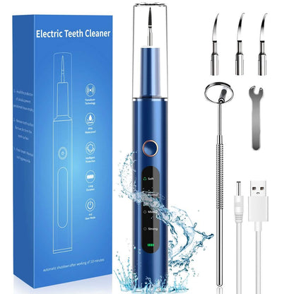 Electric Plaque Remover for Teeth, Rechargeable Teeth Cleaning Kit with 4 Modes - A-1 Thread Vault