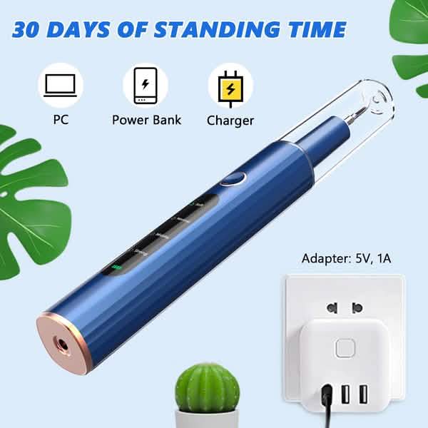 Electric Plaque Remover for Teeth, Rechargeable Teeth Cleaning Kit with 4 Modes - A-1 Thread Vault