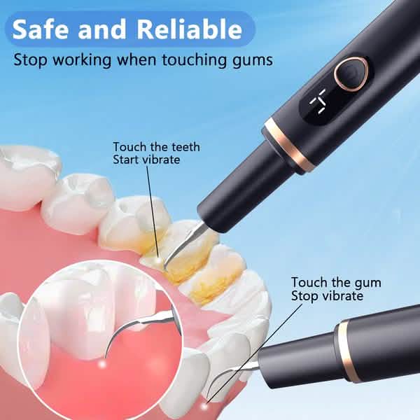 Electric Plaque Remover for Teeth, Rechargeable Teeth Cleaning Kit with 4 Modes - A-1 Thread Vault