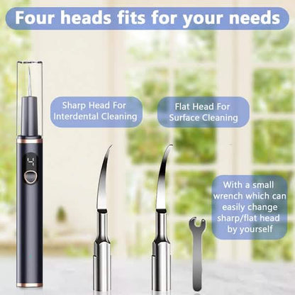 Electric Plaque Remover for Teeth, Rechargeable Teeth Cleaning Kit with 4 Modes - A-1 Thread Vault