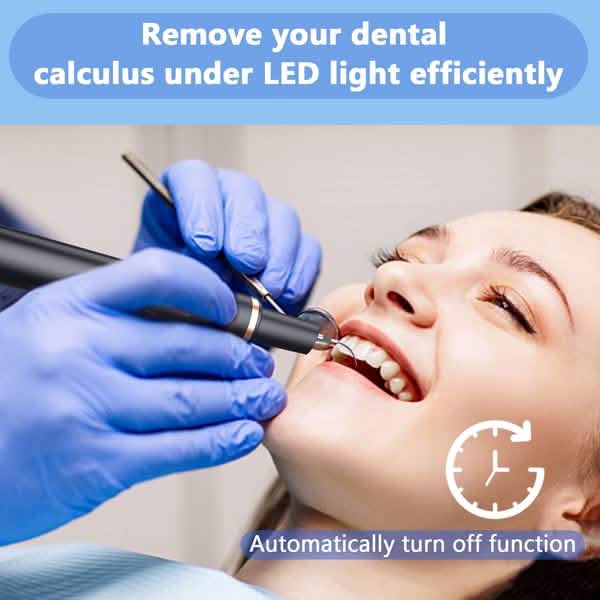 Electric Plaque Remover for Teeth, Rechargeable Teeth Cleaning Kit with 4 Modes - A-1 Thread Vault