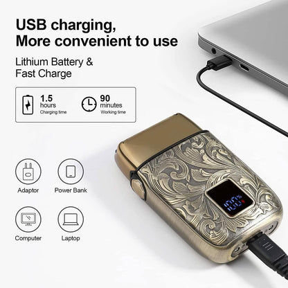 Electric Razor for Men - A-1 Thread Vault