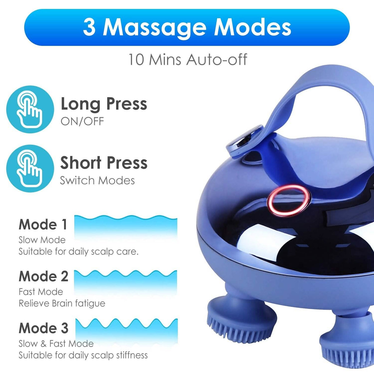 Electric Rechargeable Scalp Massager - A-1 Thread Vault