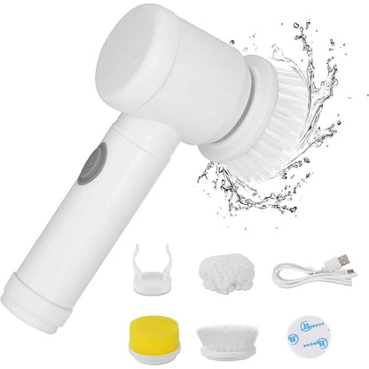 Electric Spin Scrubber Electric Cleaning Brush with 3 Brush Heads - A-1 Thread Vault