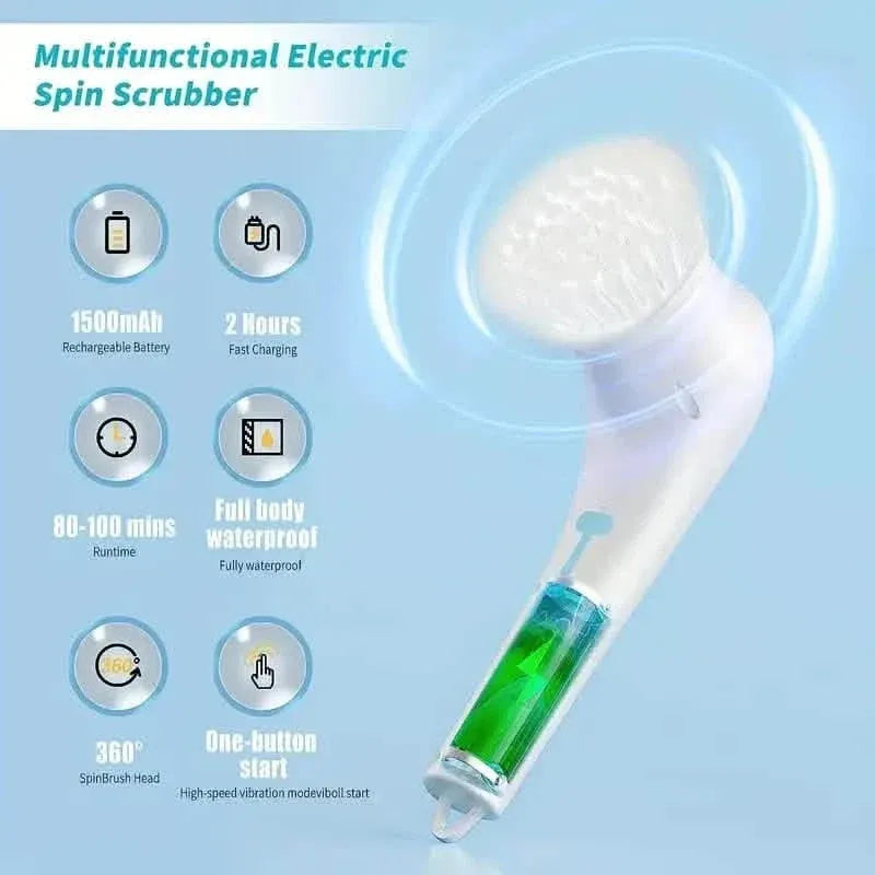 Electric Spin Scrubber for Bathtub, Kitchen, Dish, Sink, Tub and Tile - A-1 Thread Vault