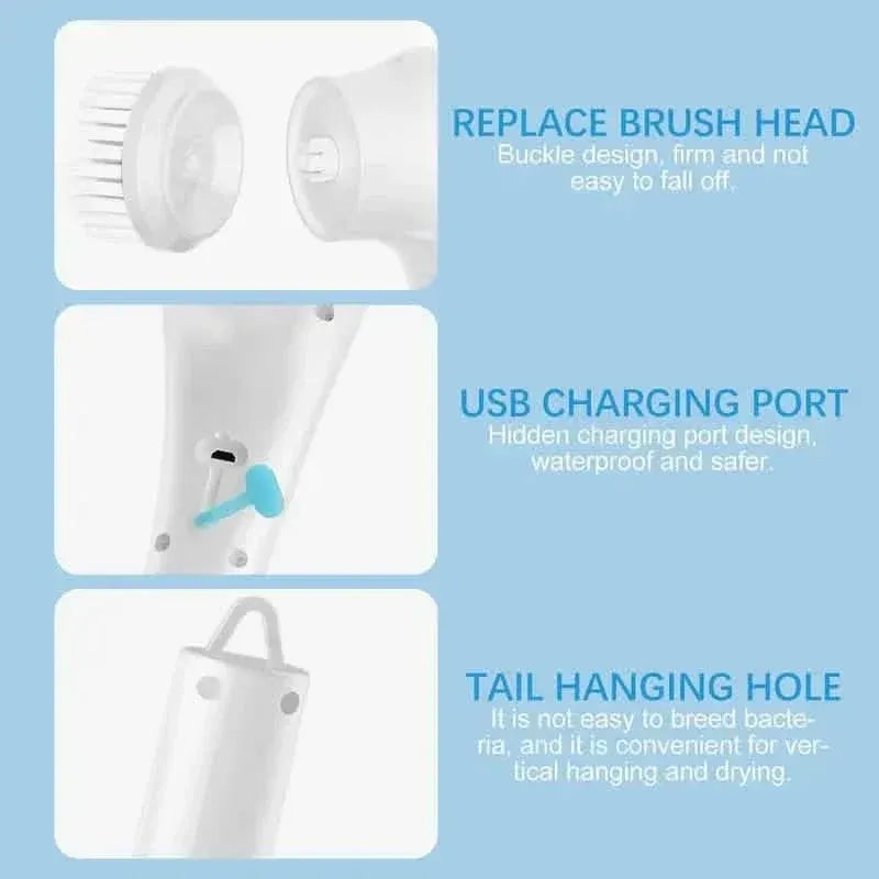 Electric Spin Scrubber for Bathtub, Kitchen, Dish, Sink, Tub and Tile - A-1 Thread Vault