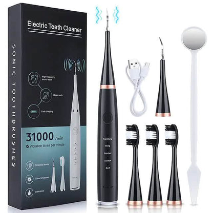 Electric Toothbrush Sonic Dental Scaler Teeth Whitening Kit - A-1 Thread Vault