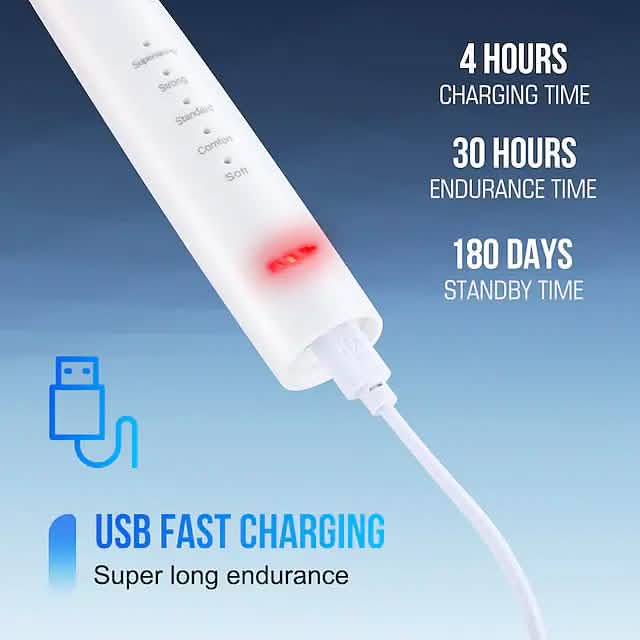 Electric Toothbrush Sonic Dental Scaler Teeth Whitening Kit - A-1 Thread Vault