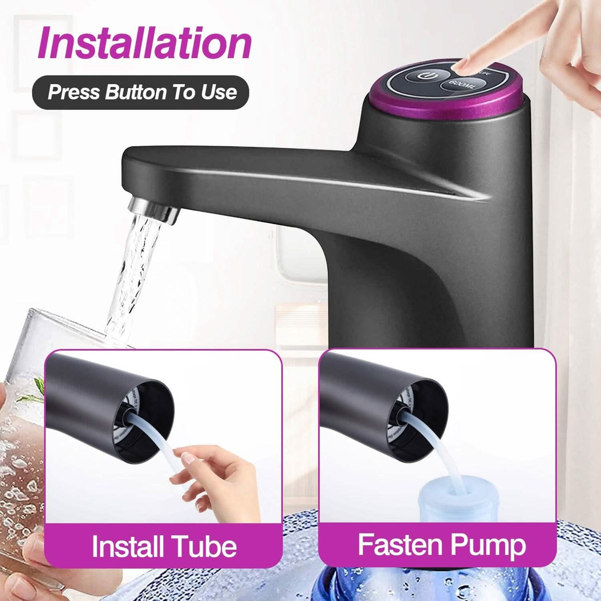 Electric Water Dispenser 40 Gallon USB Rechargeable - A-1 Thread Vault