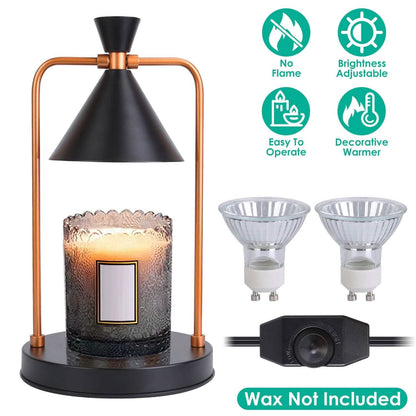 Electric Wax Melt Warmer Lamp Dimmable with 2 GU10 Bulbs - A-1 Thread Vault
