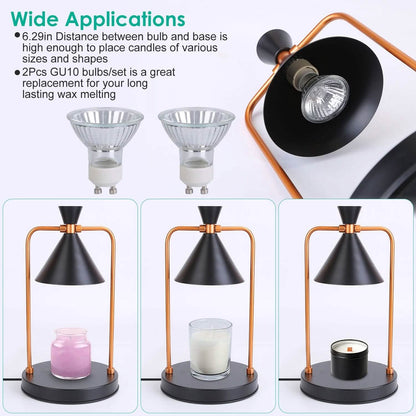 Electric Wax Melt Warmer Lamp Dimmable with 2 GU10 Bulbs - A-1 Thread Vault