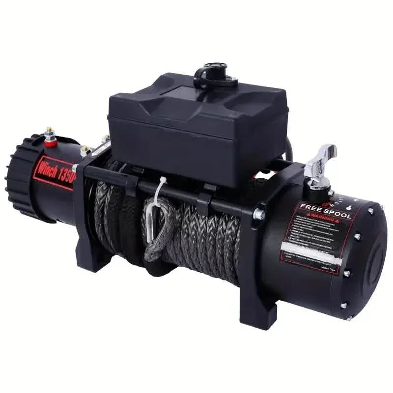 Electric Winch -12V DC Power for Towing Truck Off Road with Wireless Remote - A-1 Thread Vault