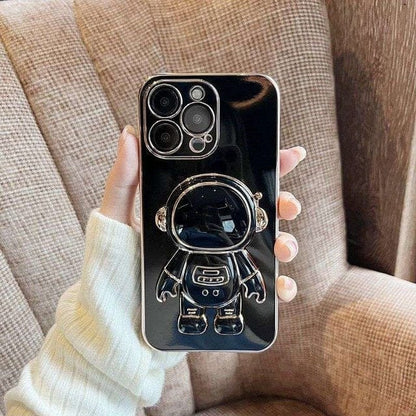 Electroplated Astronaut Folding iPhone Case - A-1 Thread Vault